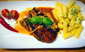 Parmigiana vom Gasgrill a la Martina Parmigiana ala Martina