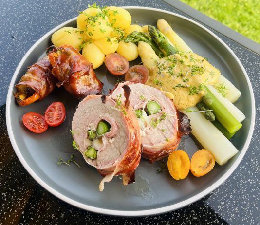 Gefülltes Schweinefilet mit Mascarpone