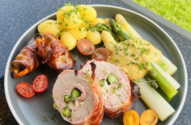 Gefülltes Schweinefilet mit Mascarpone