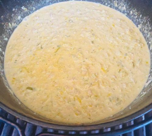 Käse-Lauch-Suppe