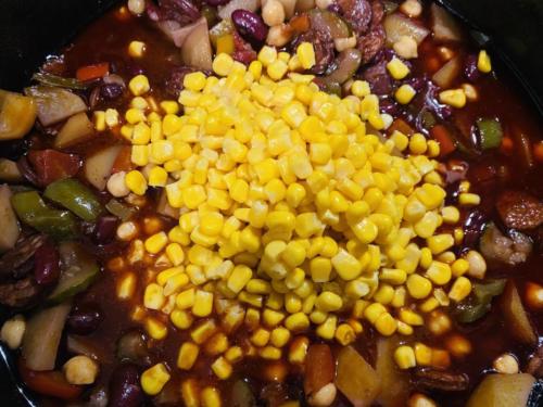 Chorizo im Dutch Oven mit Gemüse und Hülsenfrüchten 6
