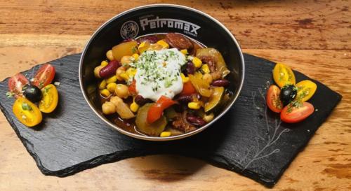 Chorizo im Dutch Oven mit Gemüse und Hülsenfrüchten 8