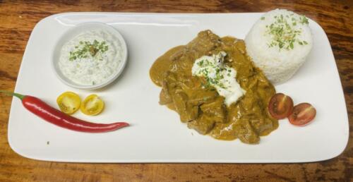 Rindfleisch Korma