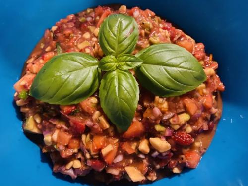 Pulled Pork aus dem Pelletsmoker mit Erdbeer-Avocado-Chili-Salsa 4